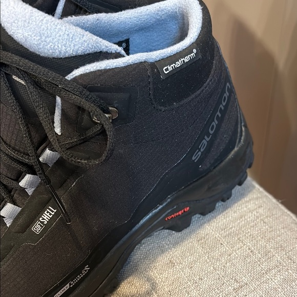 Salomon Men Shelter CS WP Winter Boots Black Contagrip Waterproof US 10 - Picture 3 of 13